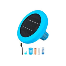 45,000 Gal Solar Copper Pool Ionizer Round Floating Pool Water Cleaner & Purifier with Copper Anode