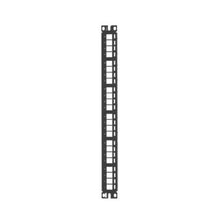 24 Port Unshielded Flush Mounted Flat Patch Panel Black NKPP24FMY