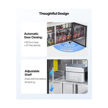60 Inch Commercial Refrigerated Prep Table with 24 Food Pans, Salad Prep Cooler and Work Surface