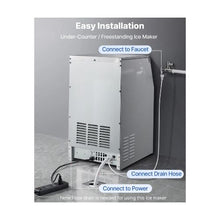Automatic Commercial Ice Maker Machine 160 lbs/24H with 30 lb Storage Bin with Self Clean Feature