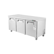 Commercial 72 Inch 3-Door Refrigerated Sandwich & Salad Prep Table with 20 Cu. Ft. Capacity