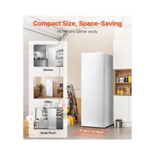 11 Cu.Ft Frost-Free Convertible Refrigerator Freezer with Intelligent Temperature Control Flexible Storage & Modern Upright Design