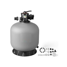 24 Inch 65 GPM Sand Pool Filter System Above Ground & Inground Swimming Pool Filter with 7 Way Valve