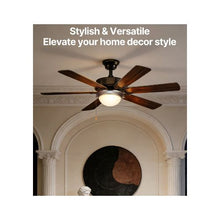 3000K Warm Glow Decorative 750 Lumens Ceiling Fan Light Add-On Frosted Glass & Nickel Finish