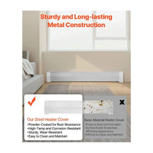 Premium 5 ft Baseboard Heater Cover for Standard Electric Heating Units Easy Installation