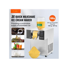 Heavy Duty 397 LBS/24H Commercial Electric Snowflake Ice Maker with Air Cooling System for Restaurants & Food Service