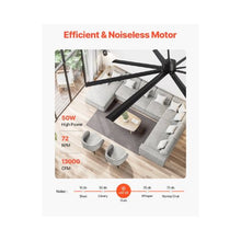 96 Inch Ultra-Large Indoor/Outdoor Ceiling Fan without Light Fixture And Remote Control