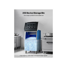 Heavy Duty 250 lbs Professional Commercial Ice Storage Bin with Adjustable Feet for Restaurant Hotel and Beverage Shops
