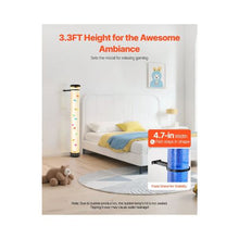 3.3 ft Decorative Relaxation Bubble Tube Aquarium Lamp for Bedroom Living Room