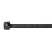 Cross Section Miniature Plenum Rated Weather Resistant Cable Tie Black PLT1.5M-M0 (Pack of 1000)