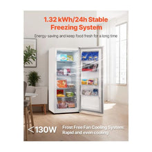 17 Cu.Ft Frost-Free Convertible Upright Refrigerator Freezer featuring Electronic Temperature Control Flexible Storage Shelves