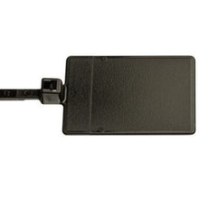 Cross Section Flag Miniature Marker Premium Cable Tie Black PLF1MA-M0 (Pack of 1000)