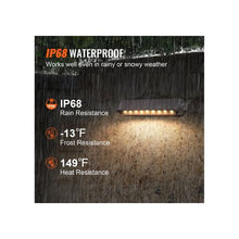 3000K Adjustable Outdoor Warm White IP68 Weatherproof LED Retaining Wall Lamp