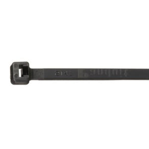 Weather Resistant Standard Cross Section Cable Tie Black PLT1.5S-M0 (Pack of 1000)