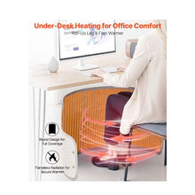 300W Electric Roll-Up Thermal Foot and Leg Heater for Indoor Home Office Comfort and Warmth