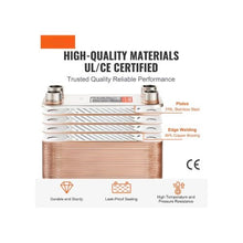 100-Plate Brazed Plate Heat Exchanger for Water-to-Water Heating and Cooling Systems