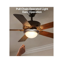 3000K Warm Glow Decorative 750 Lumens Ceiling Fan Light Add-On Frosted Glass & Nickel Finish
