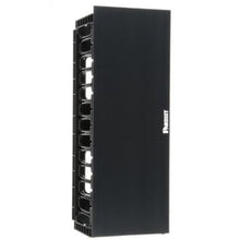 4RU High Capacity Horizontal Single Sided Cable Manager Black NMF4