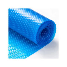 Rectangle 28 x 14 ft 16 Mil Solar Pool Cover Blue Swimming Pool Solar Blanket for Inground & Above Ground Pools