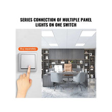 Professional Edge Lit 2x4 LED Flat Panel Light, 50W Surface Mount Ceiling Fixture for Home & Office Adjustable Color Temperature