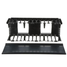 4RU High Capacity Horizontal Single Sided Cable Manager Black NMF4