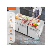 Commercial 72 Inch 3-Door Refrigerated Sandwich & Salad Prep Table with 20 Cu. Ft. Capacity