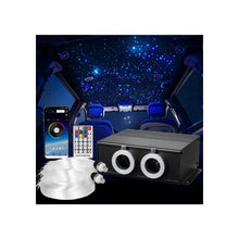 20W High Density Twinkle Fiber Optic Star Ceiling Lighting Kit With Bluetooth 900 pcs