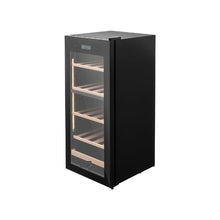 32 Bottle Dual Zone Wine Cooler Refrigerator with Glass Door & Adjustable Temperature Control