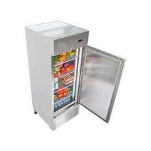 Commercial 22 Cu.Ft. Reach In Refrigerator 29 Inch Stainless Steel Upright Food Storage Fridge with Adjustable Shelving Temperature Control and Durable Construction