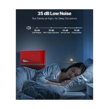 90 L Space-Saving Compact Refrigerator with Freezer Compartment, Glass Shelf & Adjustable Thermostat Red