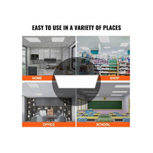 Professional Edge Lit 2x4 LED Flat Panel Light, 50W Surface Mount Ceiling Fixture for Home & Office Adjustable Color Temperature