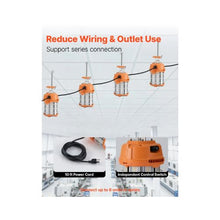 Durable 100W LED High Brightness Temporary Construction Site Work Light 14,400 Lumens 5000K Daylight