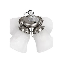 Replacement Ceiling Fan Light Kit Module Four Bulb Fixture with Pull Chain Control