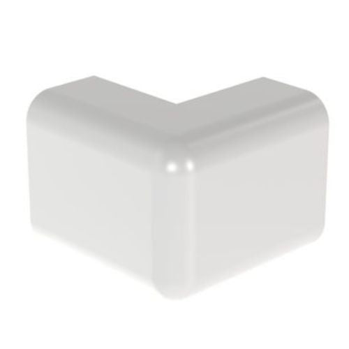 LD3 Low Voltage Outside Corner Surface Raceway Fitting White OCF3WH-E (Pack of 20)