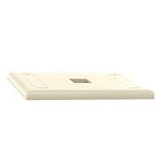 Single Gang Flush Mount Screw On Faceplates With Labeling Electric Ivory NK1FEIY