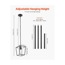 Modern Single Light Industrial Pendant Lighting for Kitchen & Hallway