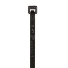 Heat Stabilized Miniature Plenum Rated UV Weather Resistant Cable Tie Black PLT1M-M300