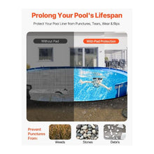 12 x 24 Ft Oval Pool Liner Underlayment Pad Heavy Duty Protective Mat for Puncture and Wear Resistance