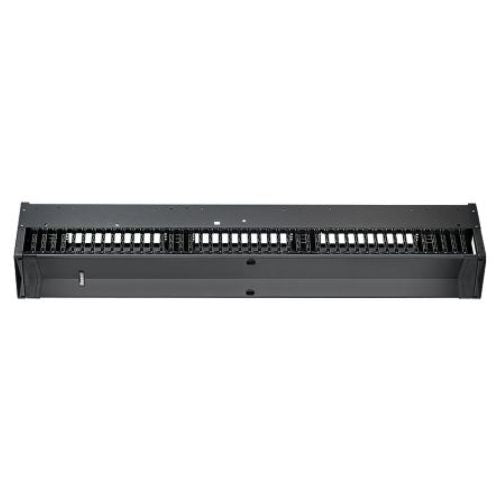 45RU Single Sided Vertical Cable Manager Black PE2VFD08