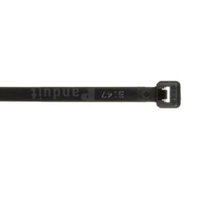 Heat Stabilized Miniature Plenum Rated UV Weather Resistant Cable Tie Black PLT1M-M300