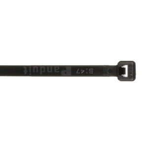 Heat Stabilized Miniature Plenum Rated UV Weather Resistant Cable Tie Black PLT1M-M300
