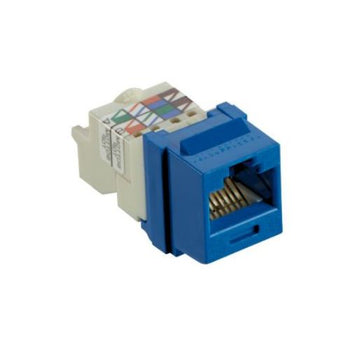 Unshielded UTP RJ45 Category 6 Keystone Jack Module Blue NK6TMBU