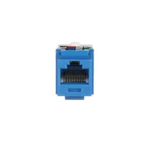 Unshielded UTP RJ45 Category 6 Keystone Jack Module Blue NK6TMBU