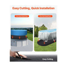 12 x 24 Ft Oval Pool Liner Underlayment Pad Heavy Duty Protective Mat for Puncture and Wear Resistance