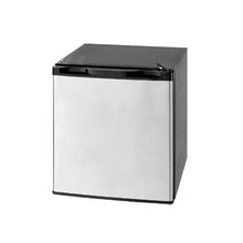 Stainless Steel Compact 1.6 Cu.Ft Single Door Mini Refrigerator with Freezer Compartment for Home & Office