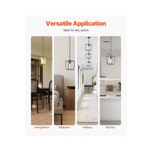 Modern Single Light Industrial Pendant Lighting for Kitchen & Hallway