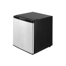 Stainless Steel Compact 1.6 Cu.Ft Single Door Mini Refrigerator with Freezer Compartment for Home & Office