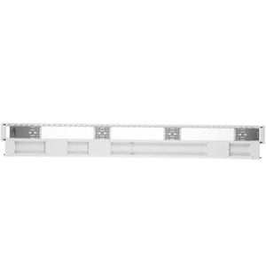 52RU Single Sided Vertical Cable Manager With Vertical Patching White PE2VFD0896WH