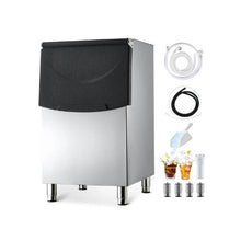 250 lbs Commercial Ice Storage Bin with Anti-Slip Adjustable Rubber Feet for Restaurant Hotel and Beverage Shops