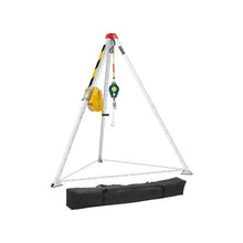 1800 lbs Heavy Duty Rescue Tripod Lifting Hoist Kit with 65 ft Cable, Adjustable Legs 1800 lbs Winch & 32.8 ft Fall Protection
